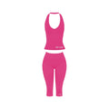 Pink Pressure Capri Set